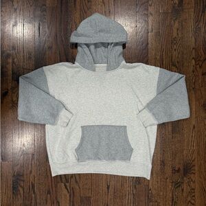 Vintage American Eagle grey/white two tone pullover hoodie